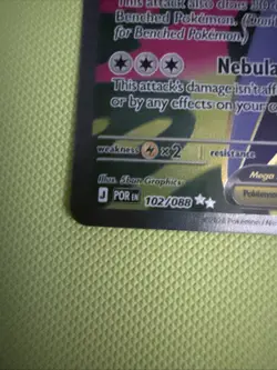 Mega Starmie ex 102/088 - Full Art Ultra Rare - Pokemon TCG: Perfect Order - NM - Image 5