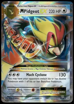 Pokemon M Pidgeot EX Ultra Rare XY - Evolutions 65/108 NM Holo - Image 1