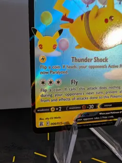 Flying Pikachu V 006/025 NM- Celebrations-Holo Ultra Rare- Pokemon TCG - Image 5