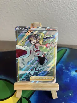 Pokemon TCG Korrina's Focus 160/163 Holo Full Art Ultra Rare Battle Styles - Image 1