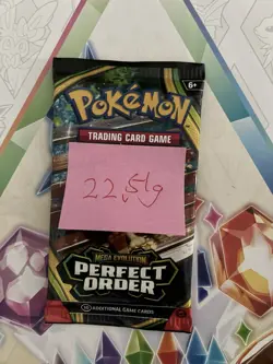 VERY HEAVY! 🔥22.51g Pokemon TCG Perfect Order Booster Pack Factory Sealed ✅ - Image 2