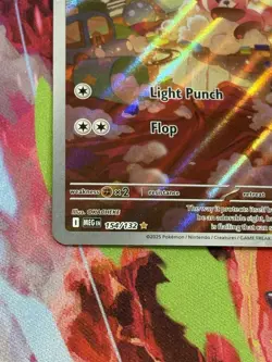 Pokemon Mega Evolution #154/132 Stufful Illustration Rare Full Art Holo - Image 5