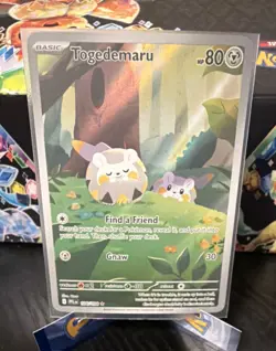 Pokemon Togedemaru Me02 Phantasmal Flames 104/094 Holo Illustration Rare English - Image 1