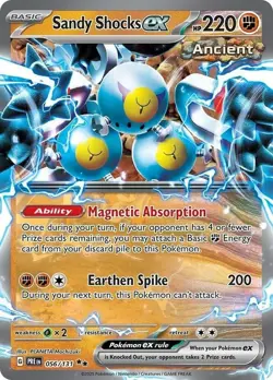 Sandy Shocks ex - 056/131 - Double Rare NM, English Pokemon Prismatic Evolutions - Image 1