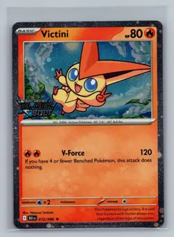 Victini (Black Bolt Stamped) 012/086 Holo Pokemon NM - Image 1