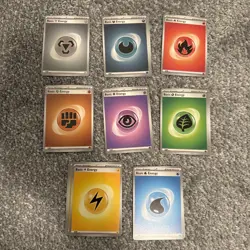 POKEMON TCG ENERGY 38 CARD LOT SCARLET & VIOLET ERA TCG 2023, EXCELLENT! - Image 1