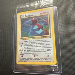 Pokemon - Cool Porygon Holo - Black Star Promo card - SEALED in original plastic - Image 2