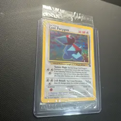 Pokemon - Cool Porygon Holo - Black Star Promo card - SEALED in original plastic - Image 3