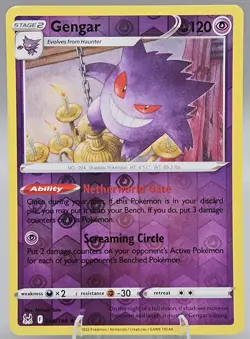 Pokemon Card TCG: Gengar 066/196 Reverse Holo - Lost Origin NM/M - Image 1