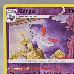 Pokemon Card TCG: Gengar 066/196 Reverse Holo - Lost Origin NM/M - Image 3