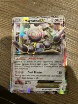 Magearna EX XY175 Full Art Ultra Rare Holo Pokemon Card - Image 1