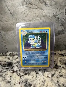 Pokemon TCG Blastoise Base Set Holo Unlimited Rare Card 2/102 - Image 1