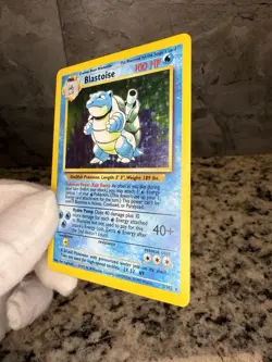 Pokemon TCG Blastoise Base Set Holo Unlimited Rare Card 2/102 - Image 4