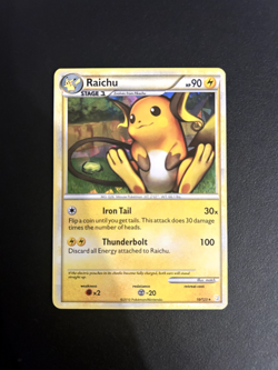 Raichu - (Cracked Ice Holo) 010/123 Deck Exclusives Holo - Pokemon Trading Card - Image 1