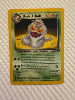 DARK ARBOK W Stamp Stamped Pokemon Card - WOTC Promo - Team Rocket 19/82 NM - Image 1
