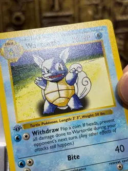 Pokemon Wartortle 042/102 Base Set (Shadowless) 1st Edition Regular Vintage -NM - Image 4
