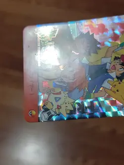 1999 Pokemon Japanese Bandai Carddass Prism Holo Series 5 Ash & Others #173 - Image 2