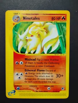 Ninetales 57/165 Expedition Non-Holo LP Vintage Pokemon Card 2002 - Image 1