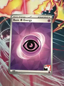 Basic Psychic Energy Non-Holo Play! Pokemon Prize Pack Stamped (NM) - Image 1