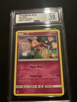 Mr. Mime 43/68 Pokemon TCG Regular Holo Rare 2019 NM - Image 1