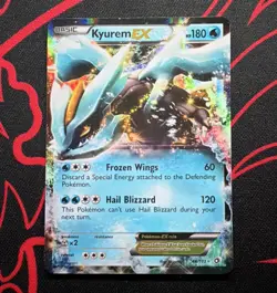 Pokemon Kyurem EX 44/113 Legendary Treasures Ultra Rare Holo EX English - Image 1