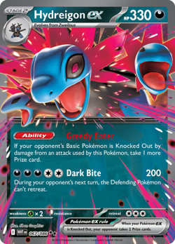 Hydreigon ex - 067/086 - Double Rare NM, English Pokemon White Flare - Image 1