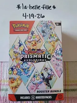 Prismatic Evolutions Booster Bundle New Sealed Pokemon TCG Scarlet & Violet - Image 1
