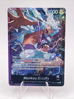 Monkey.D.Luffy - OP09-061 - Leader - ST26 - English - One Piece CCG - Foil - Image 1