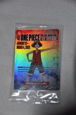 Monkey.D.Luffy (055) (College Basketball US Voyage) - SEALED MINT CONDITION - Image 3