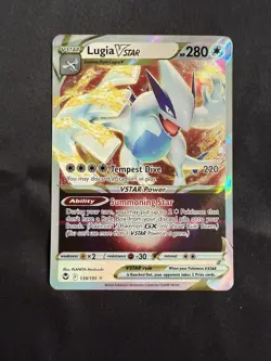 Pokemon TCG Lugia VSTAR Silver Tempest Ultra Rare Card 139/195 - Image 1