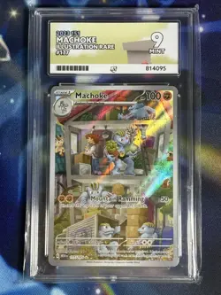 Machoke 177/165 IR Pokemon TCG - Scarlet Violet 151 - English -Graded ACE 9 MINT - Image 2