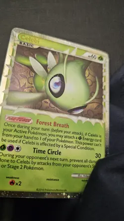 Pokemon Celebi Prime Triumphant 92/102 Ultra Rare Holo NM LP See Photos! - Image 3