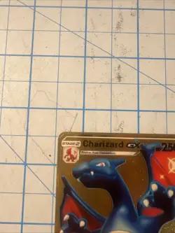 Custom Charizard Gx Gold Foil Fan Art Pokemon Card - Image 2