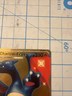 Custom Charizard Gx Gold Foil Fan Art Pokemon Card - Image 3
