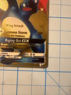 Custom Charizard Gx Gold Foil Fan Art Pokemon Card - Image 4