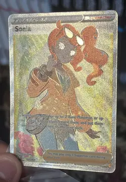 Sonia 192/192 Rebel Clash Holo Rare Full Art Pokemon Trainer Card Near Mint NM - Image 4