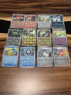 Pokemon TCG White Flare /Black Bolt - Poke Ball Reverse Holo x12 Card Lot NM - Image 1