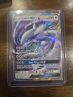 Lugia GX - 159/214 - Pokemon Lost Thunder Sun & Moon Ultra Rare Card NM - Image 1