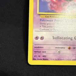 Pokemon TCG Sabrina's Gastly Card 97/132 Gym Challenge 2000 - Image 5