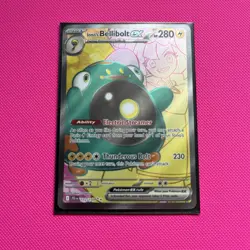 194 Iono’s Bellibolt EX Rare Illustration Scarlet & Violet Pokemon Card Promo - Image 1