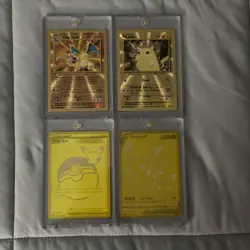 SET OF 4 Celebrations UPC PROMO Cards!!(METAL Charizard / METAL Pikachu) - Image 1