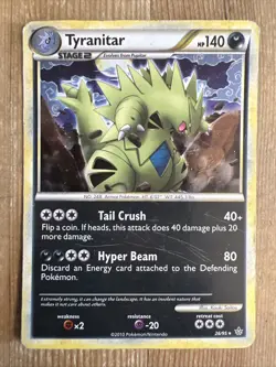 Tyranitar 26/95 - Holo Rare Deck Exclusive - Unleashed - Pokemon Card - HP - Image 1