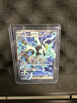 Pokemon TCG Black Kyurem EX Surging Sparks 218/191 Full Art Ultra Rare Holo Card - Image 1