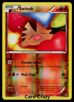 Swinub 80/162 Reverse Holo - XY - BREAKthrough Pokemon Card [Near Mint] - Image 1