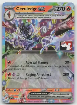 Ceruledge ex Double Rare Holo Prize Pack Series Cards Surging Sparks 036/191 NM - Image 1