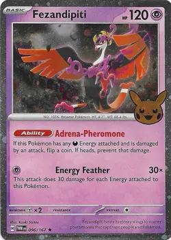 Pokemon TCG Card - Fezandipiti 096/167 Holo | Trick Or Trade 2024 Set | NM/MINT! - Image 1