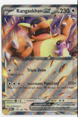 Kangaskhan ex 115/165 S&V 151 Holo Pokemon Card - Image 1