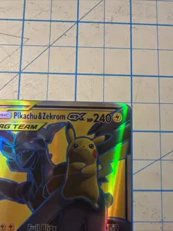Custom Pikachu&zekrom Gx Fun Fan Art (Custom Card) Pokemon Card - Image 3