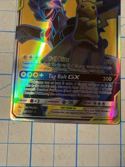 Custom Pikachu&zekrom Gx Fun Fan Art (Custom Card) Pokemon Card - Image 5
