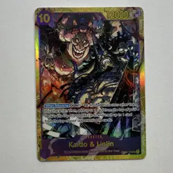 Bandai One Piece Kaido & Linlin OP08-119 Holo Character Card 10/12000 - Image 1